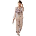 Suit Printed Pajama Set
