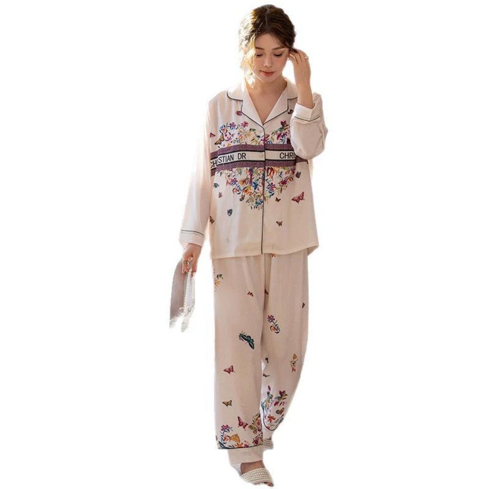 Suit Printed Pajama Set