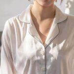 Pajamas Solid-color Long-sleeve Pajama Set