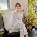 Pajamas Solid-color Long-sleeve Pajama Set