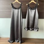 Nightdress Pearl-white Sleeveless Nightdress